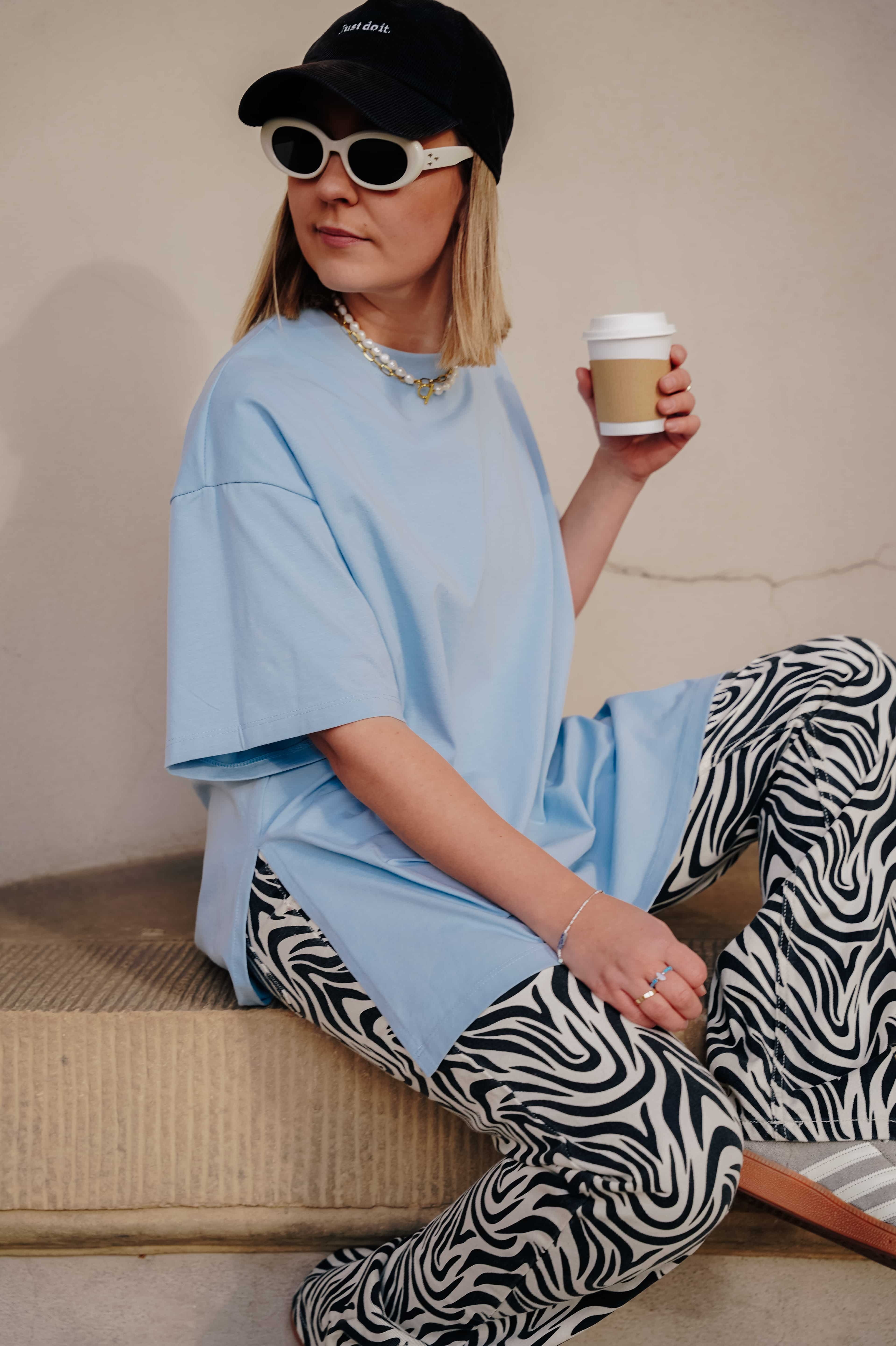 Baby Blue T-shirt Iggy | Malviva