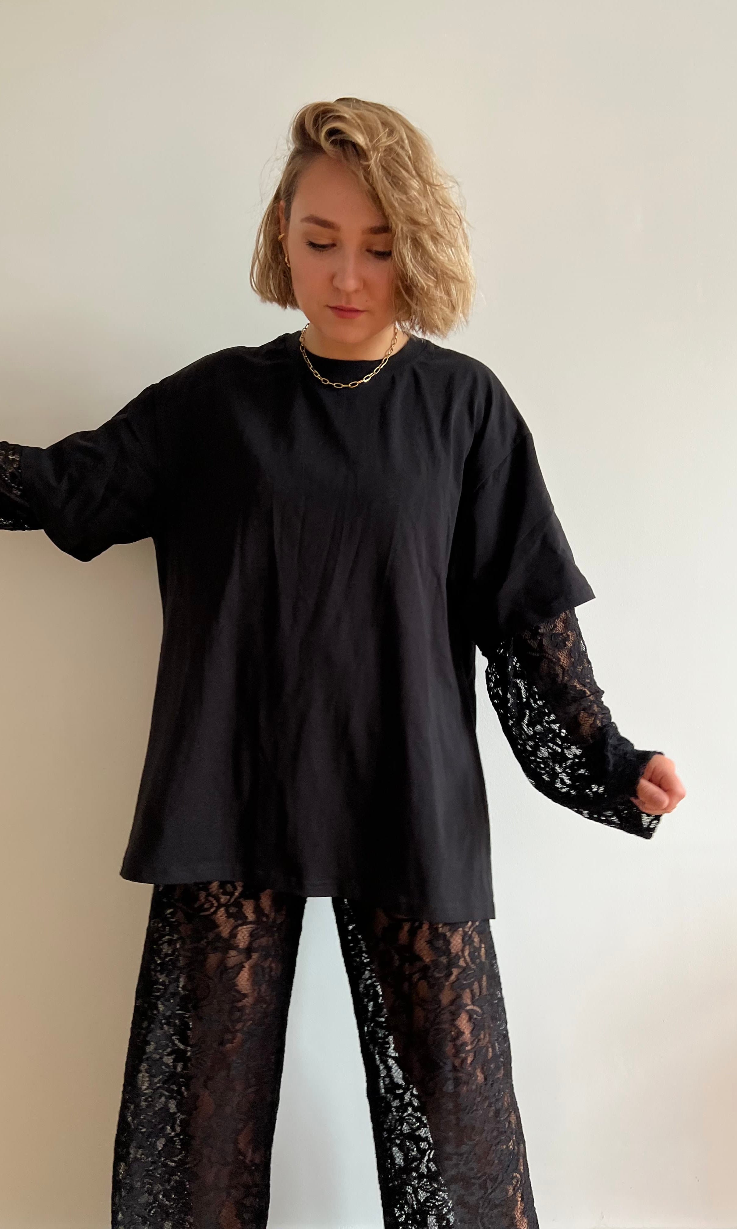 czarny longsleeve | Malviva