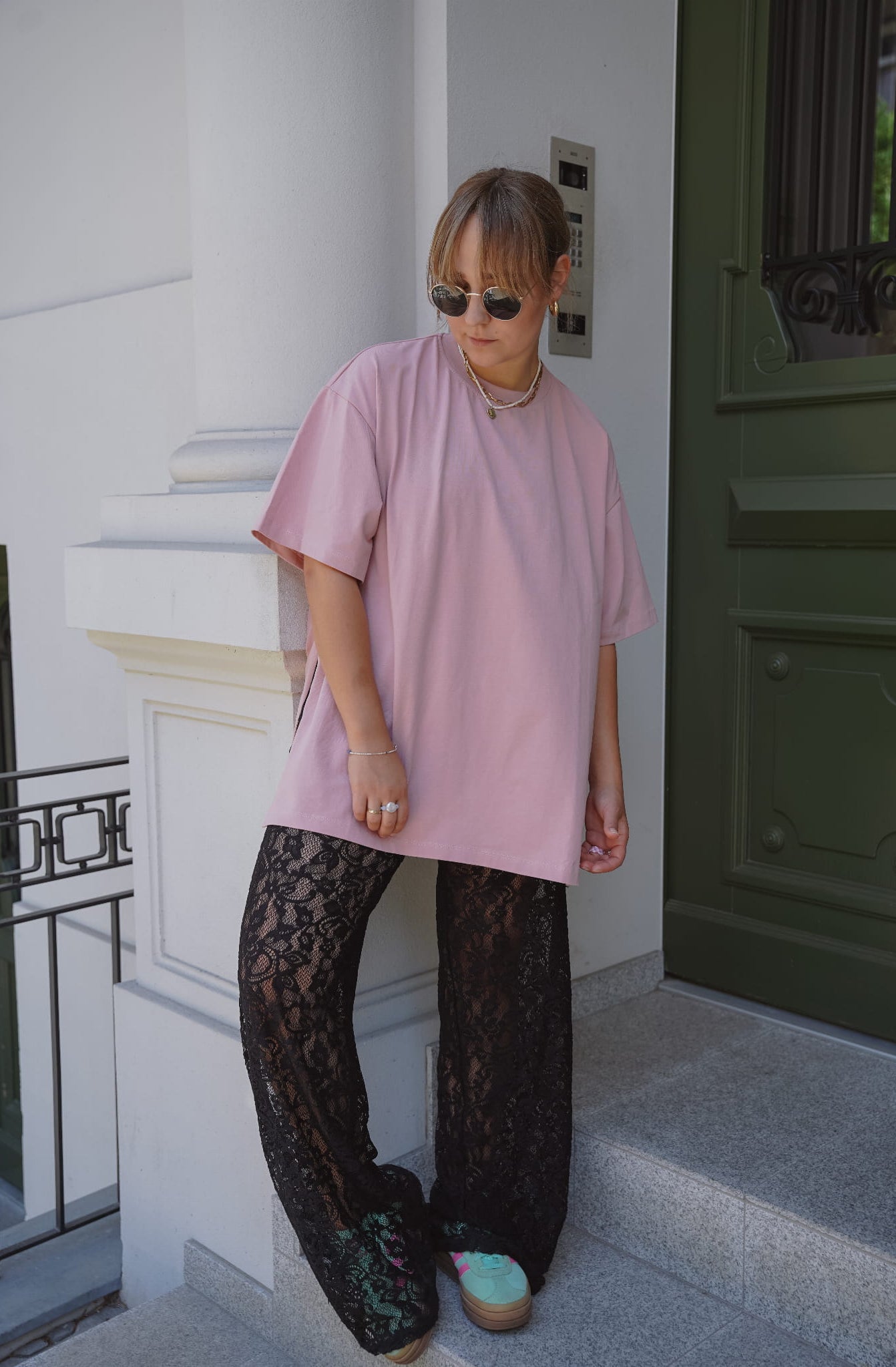 Różowy t-shirt Malviva