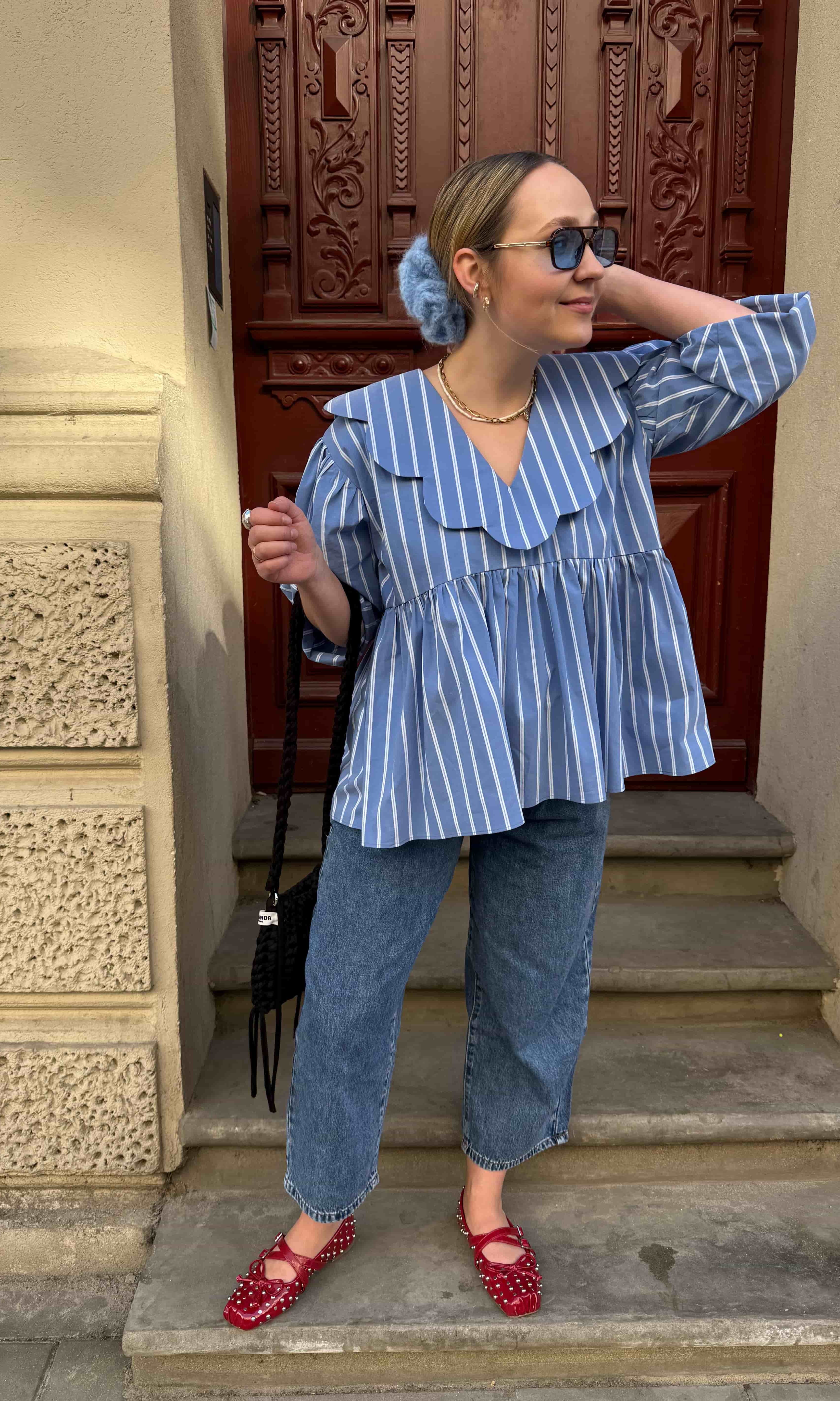 bluzka w paski tilda malviva styl casual | Malviva