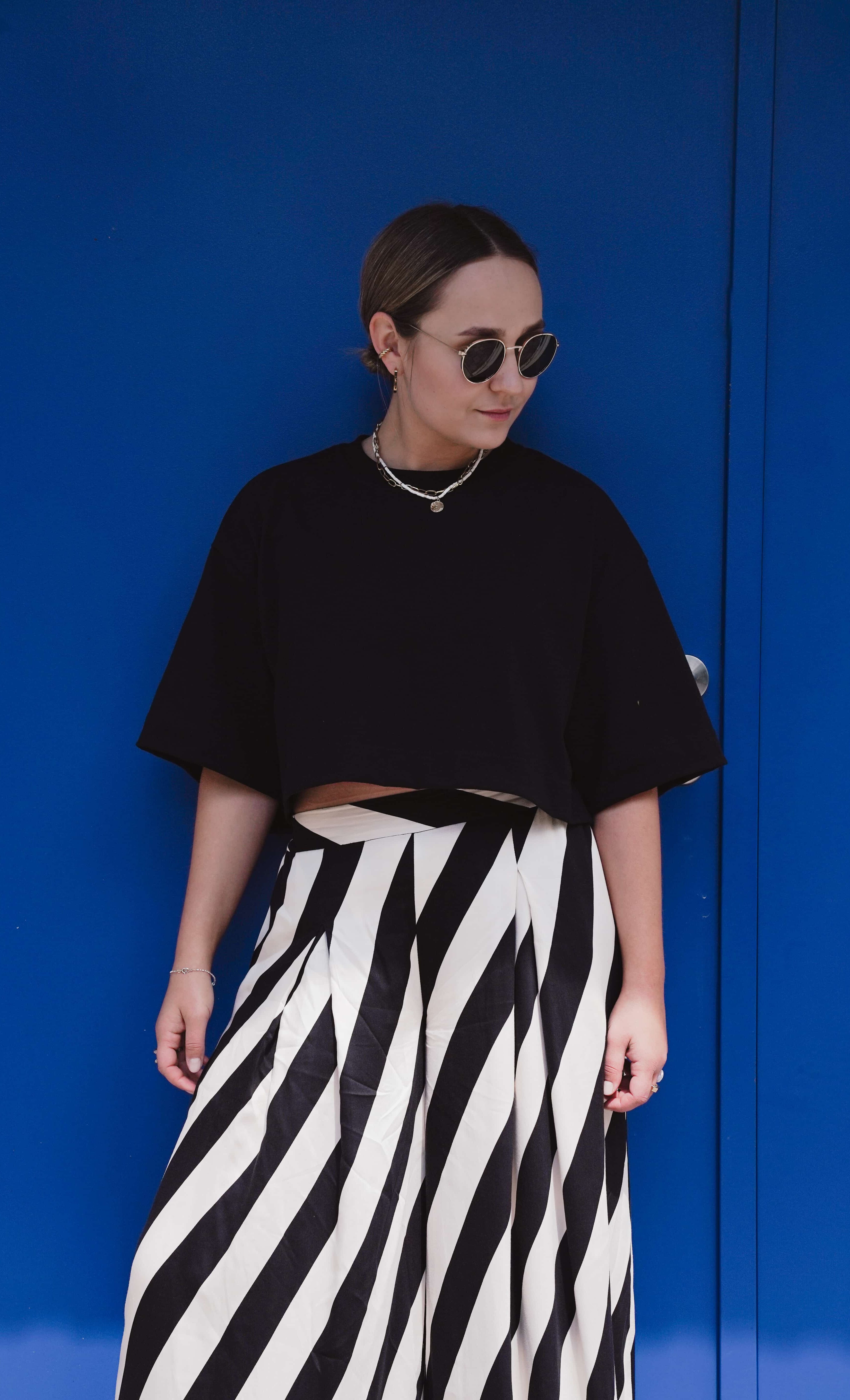 czarny damski top | Malviva