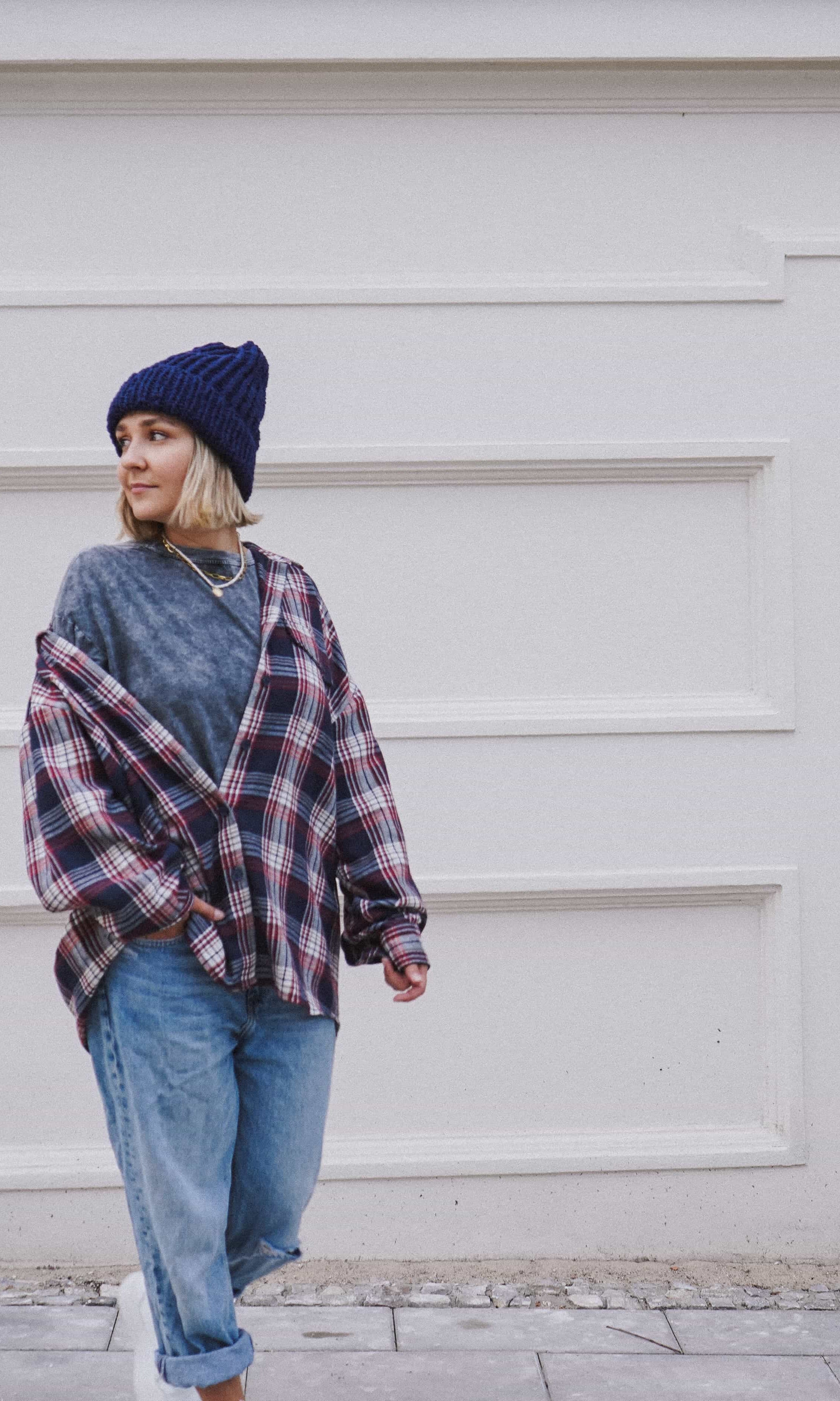 Koszula Fela w kratę – flanelowa koszula oversize Malviva