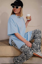 Baby Blue T-shirt Iggy | Malviva