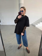 jeansy bing klasyczne damskie nad kostke denim | Malviva