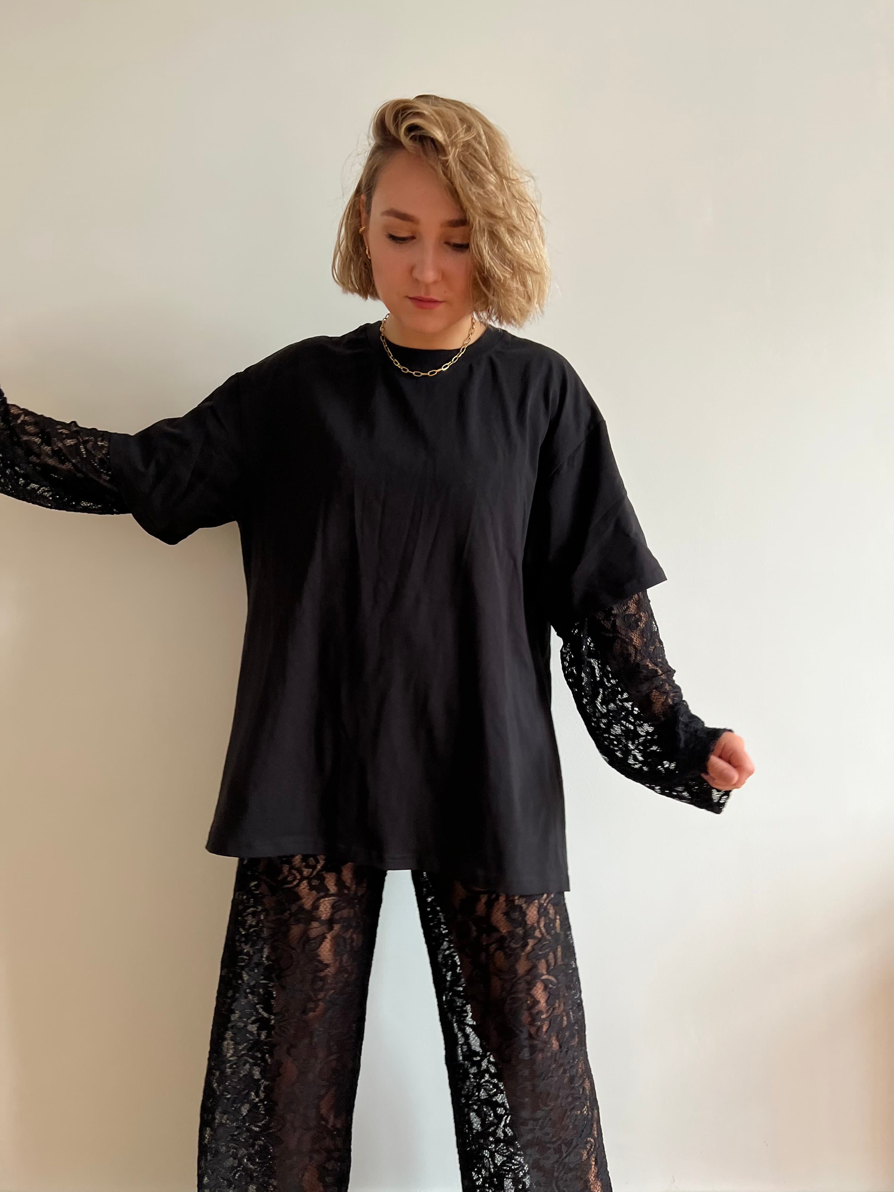 czarny longsleeve | Malviva