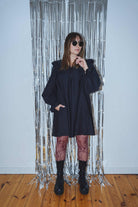 Czarna sukienka wyjściowa | Malviva