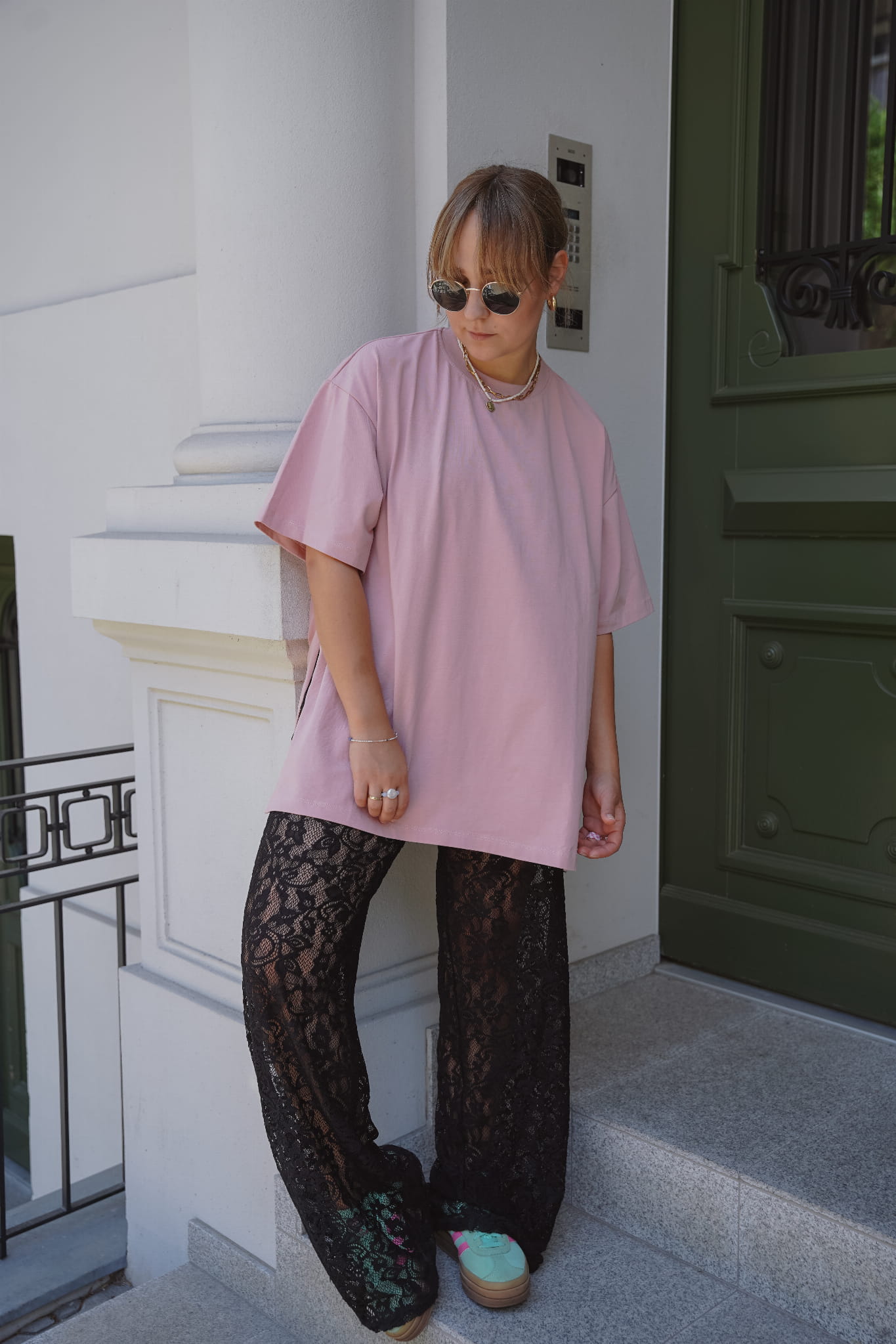 Różowy t-shirt Malviva
