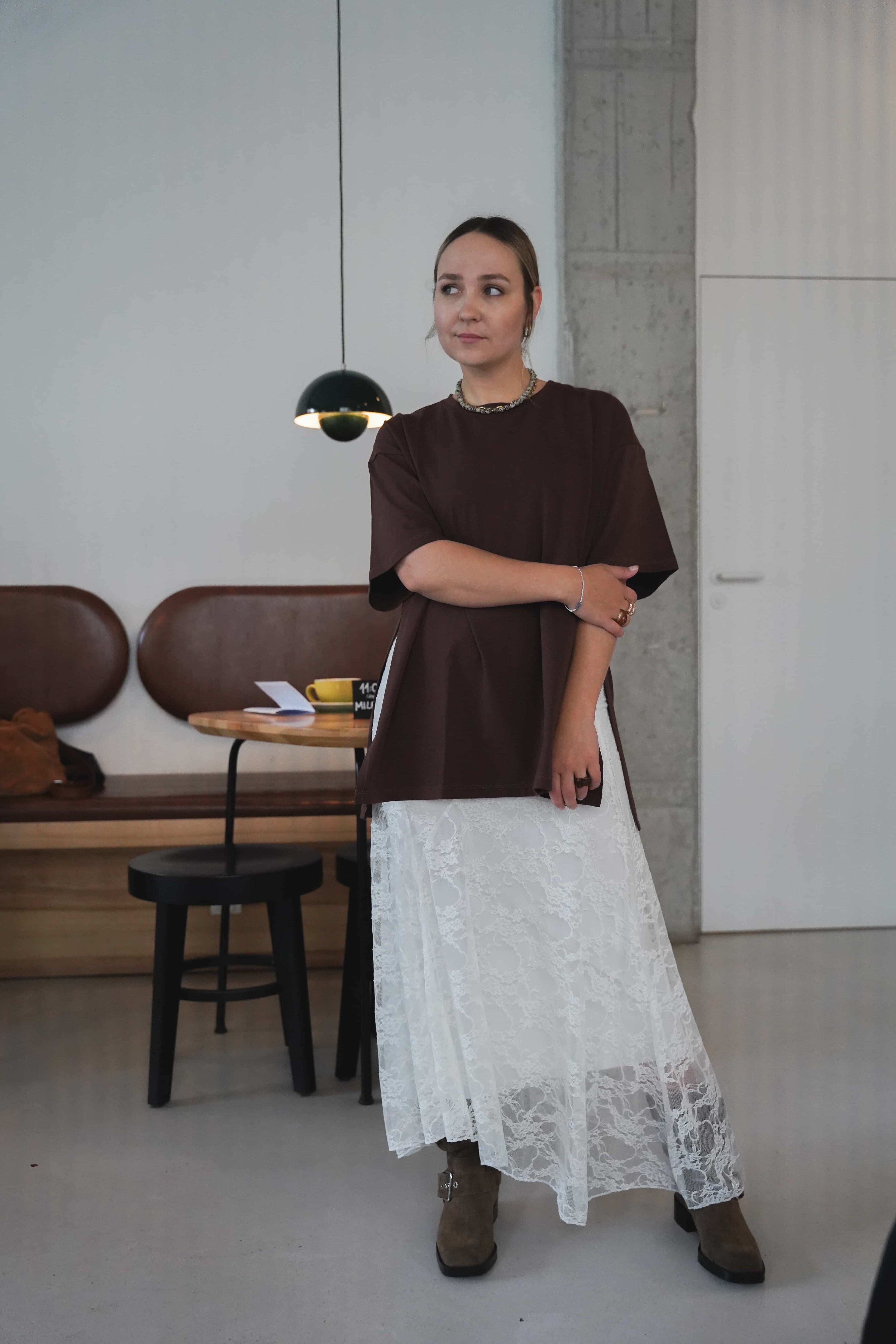 Spódnica z koronką | Malviva