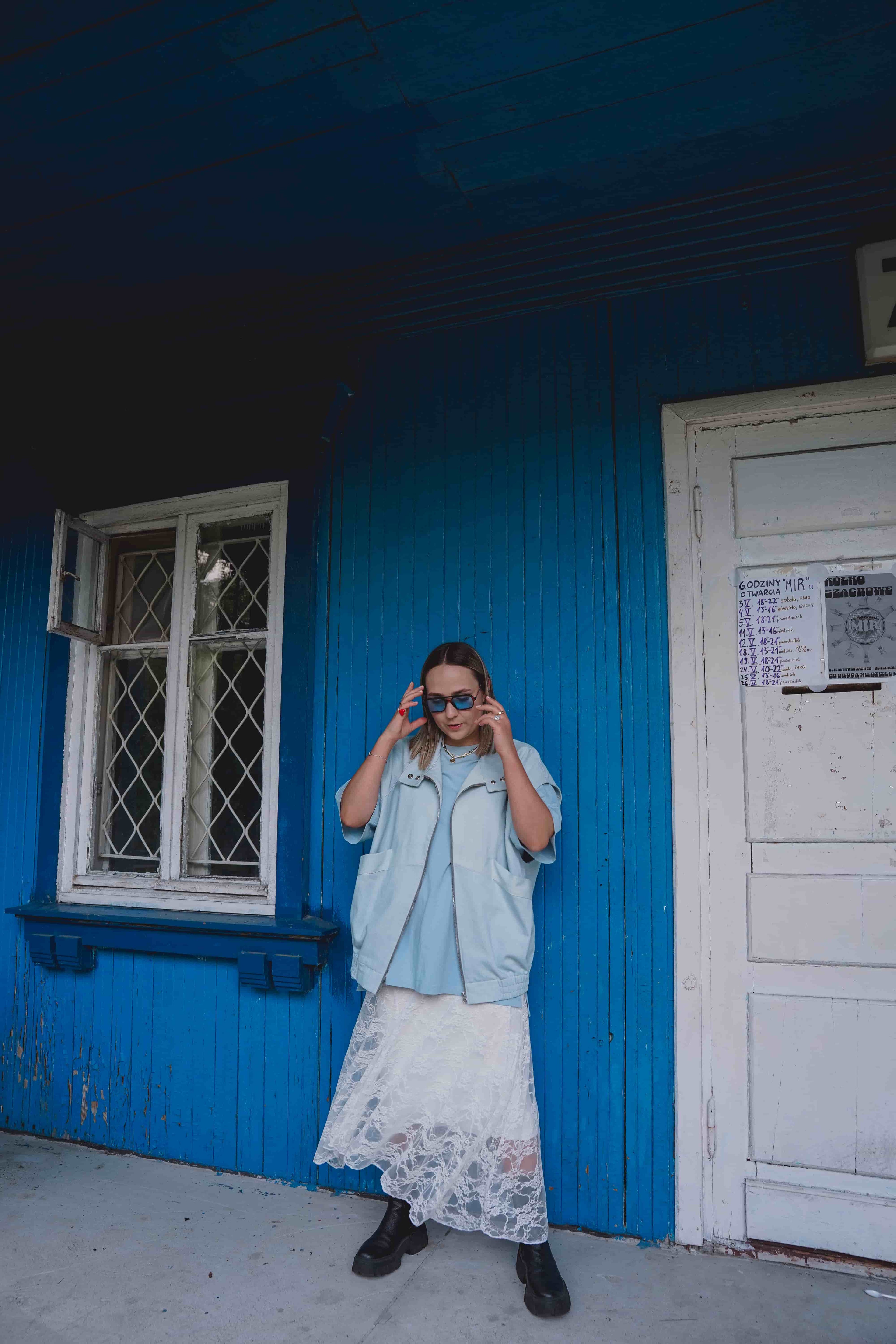 biała spódnica | Malviva