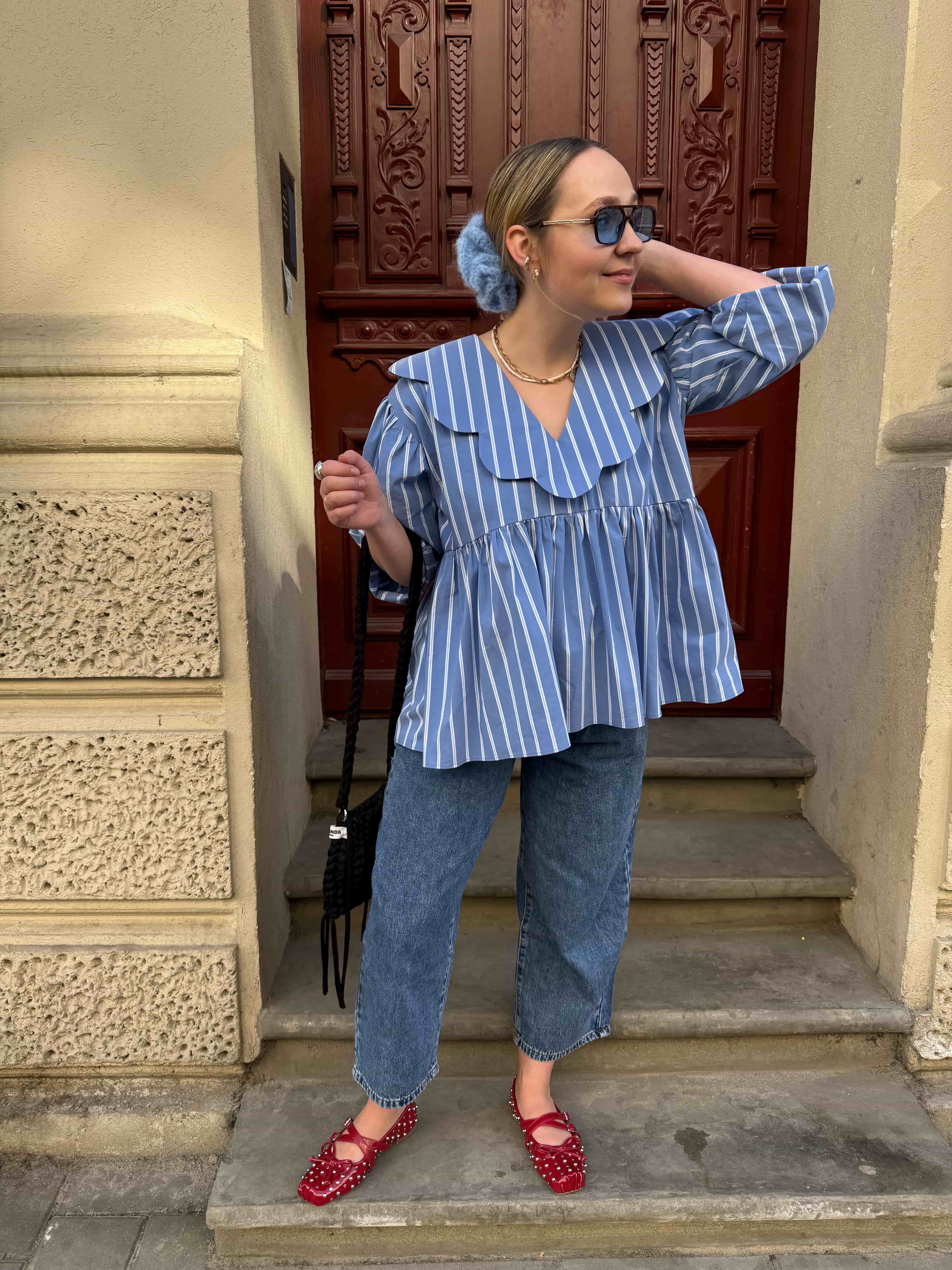 bluzka w paski tilda malviva styl casual | Malviva