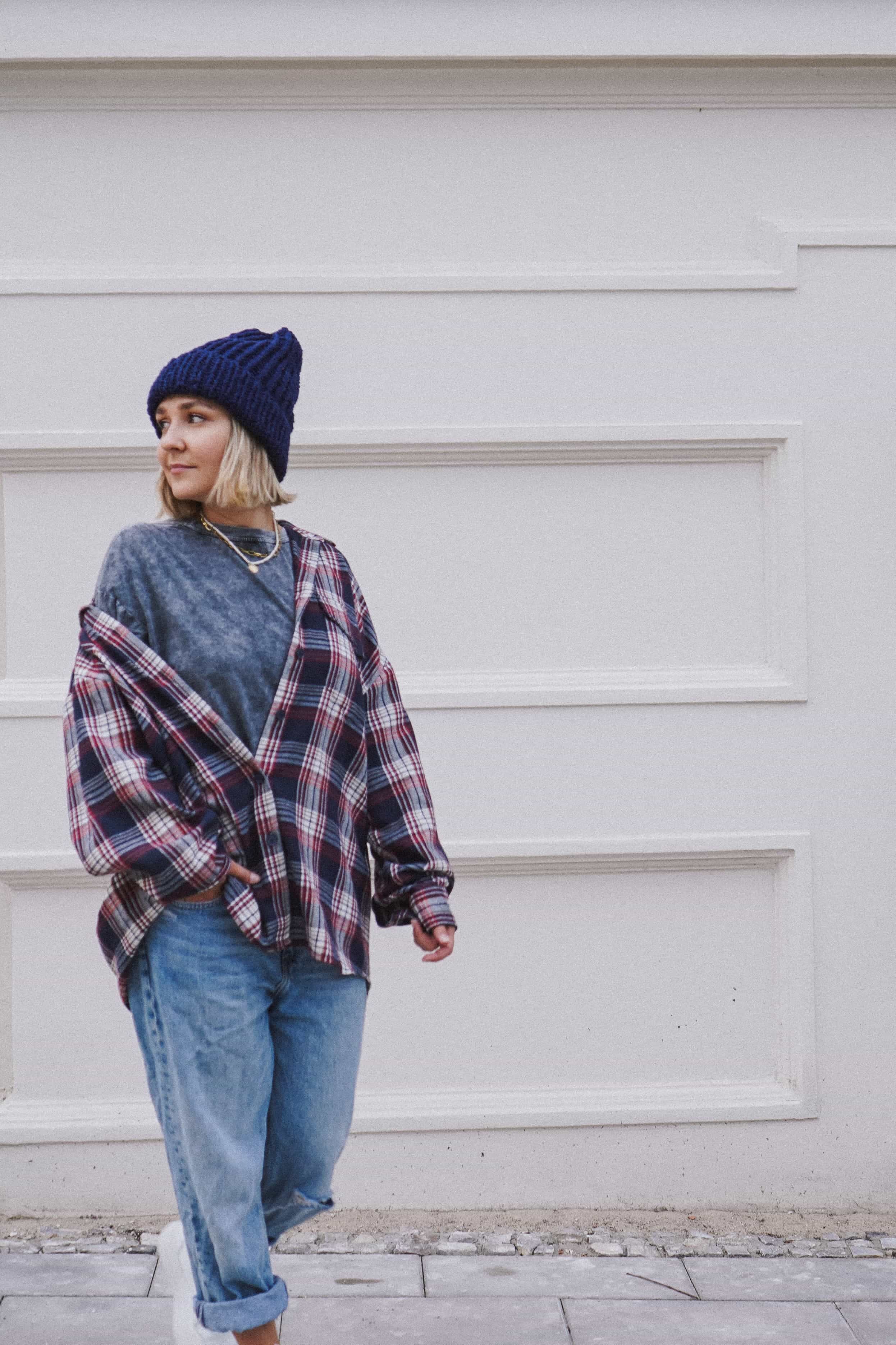 Koszula Fela w kratę – flanelowa koszula oversize Malviva