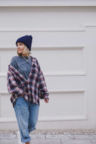 Koszula Fela w kratę – flanelowa koszula oversize Malviva