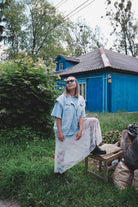 spódnica w białą koronkę | Malviva